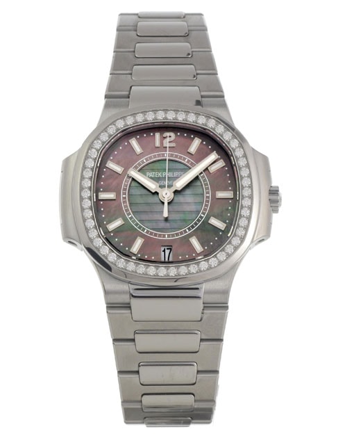 Patek Philippe Nautilus Mother of Pearl Black Dial