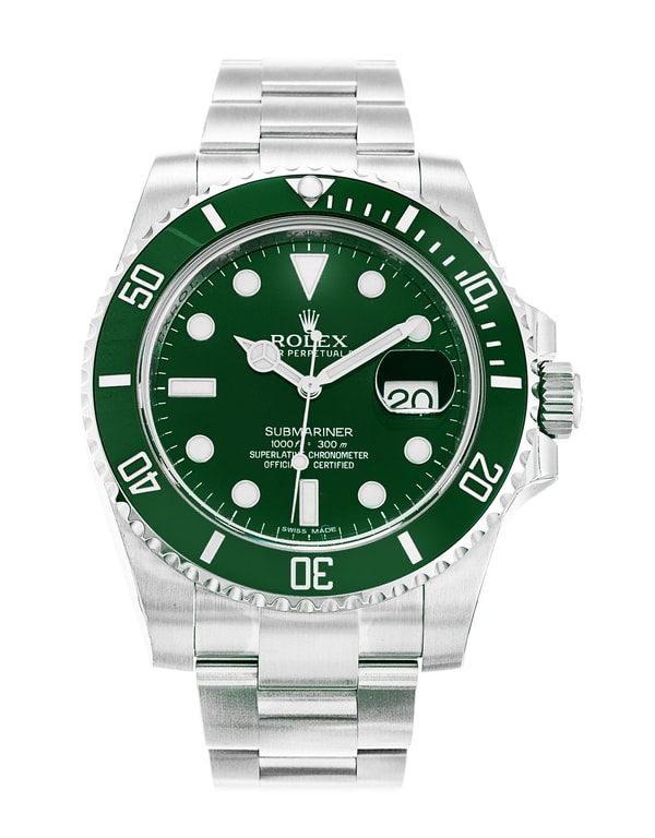 Submariner verde rolex clearance