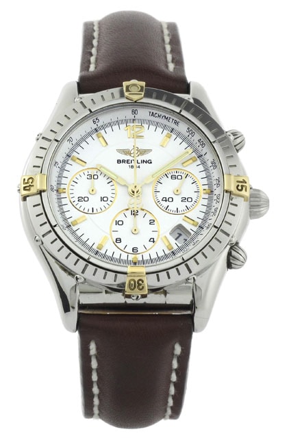 Breitling Chrono Cockpit Blue Baton Dial Bracelet Strap