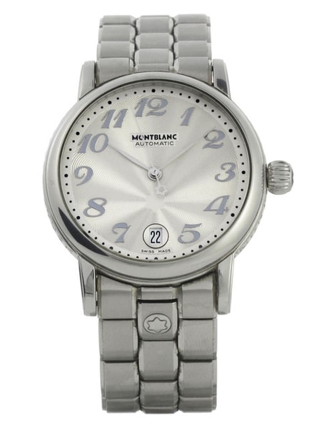 Montblanc Meisterstuck Silver Arabic Dial Bracelet Strap