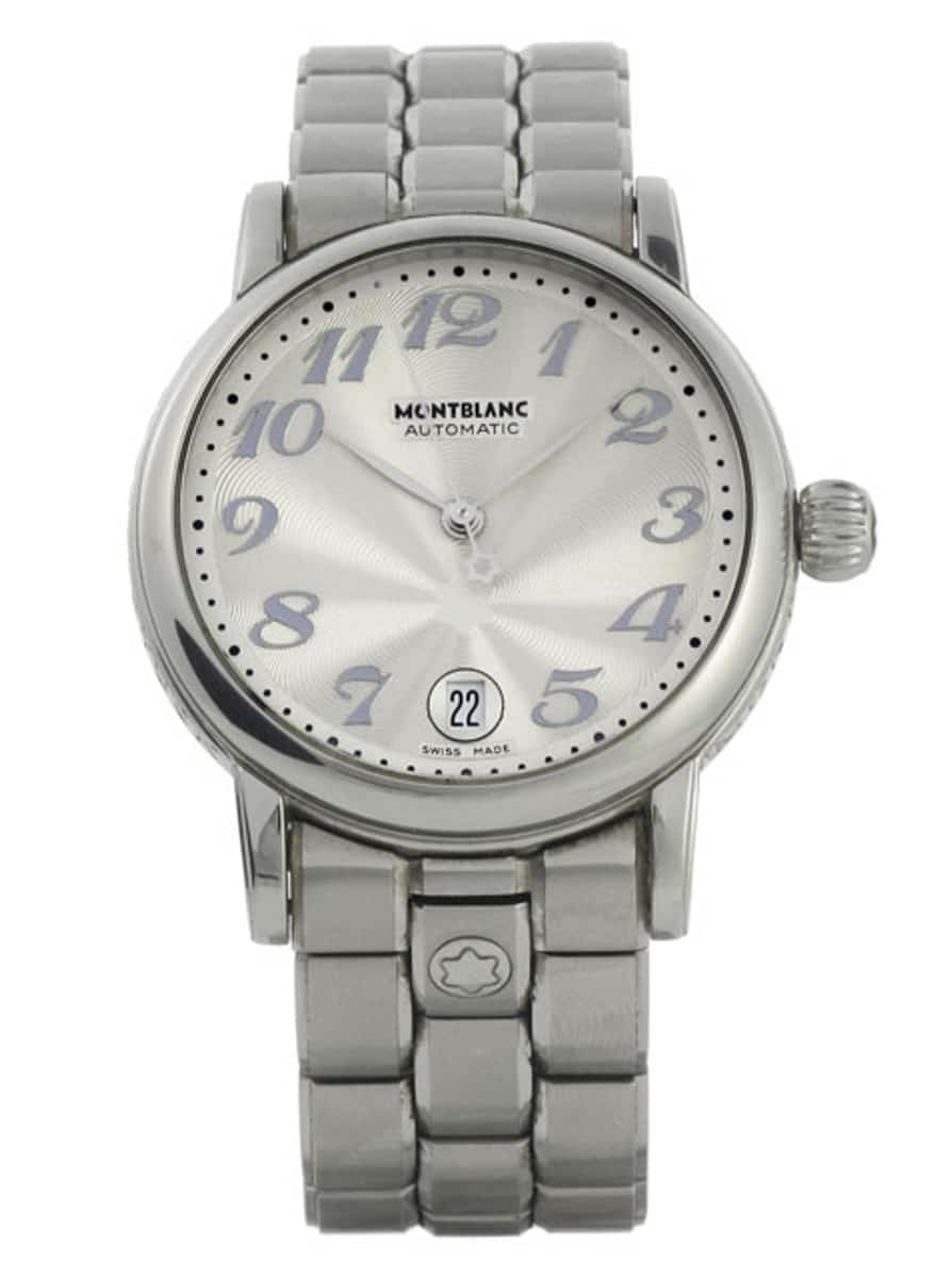 Montblanc Meisterstuck Silver Arabic Dial Bracelet Strap