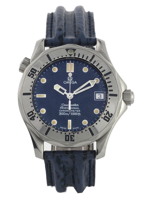 Omega Seamaster 300m Mid-Size Blue Baton Dial