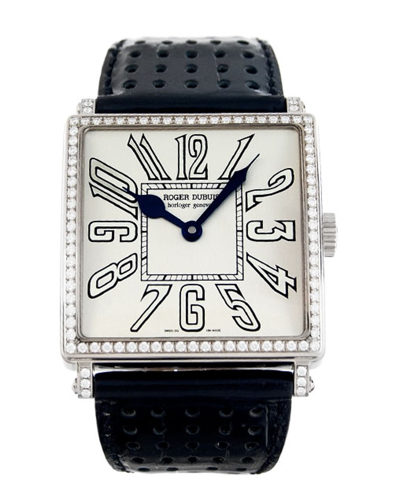 Roger Dubuis Horloger Genevois White Arabic Dial