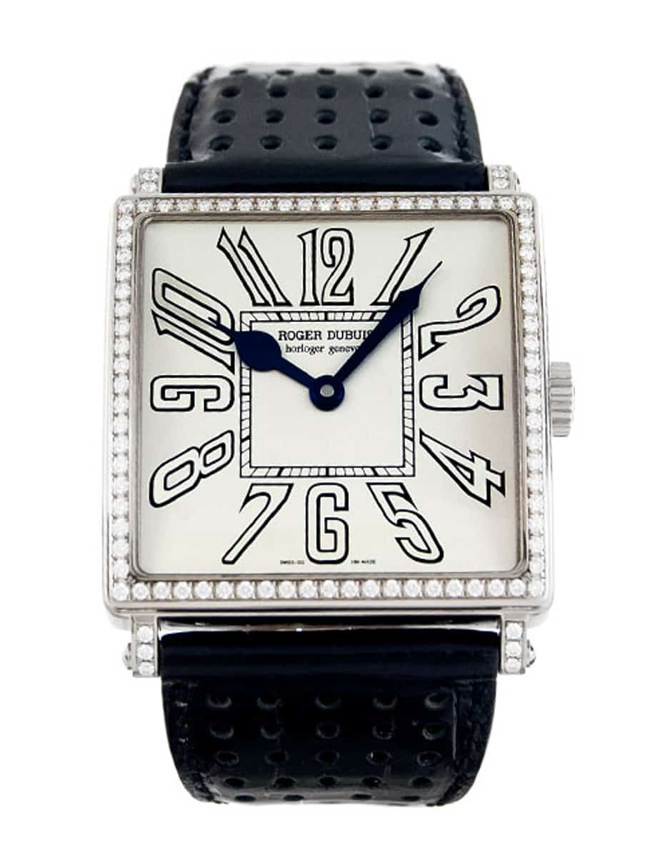 Roger Dubuis Horloger Genevois White Arabic Dial