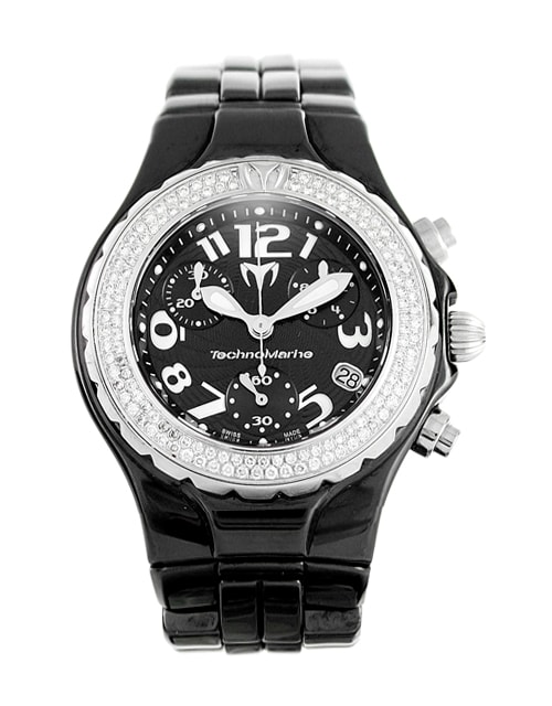 Pre-Owned Technomarine MoonSun Diamond Chrono DTCB02C Watch Pre-Owned Technomarine MoonSun Diamond Chrono DTCB02C Watch