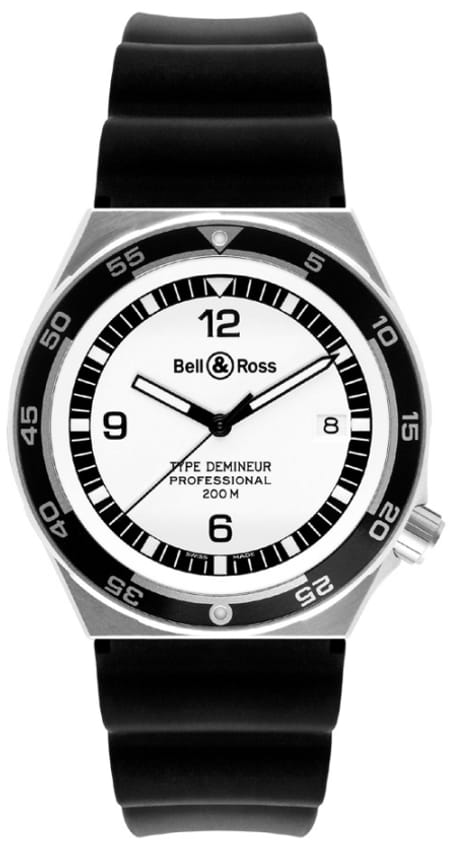 Bell and Ross Professional Collection Type Demineur White Watch