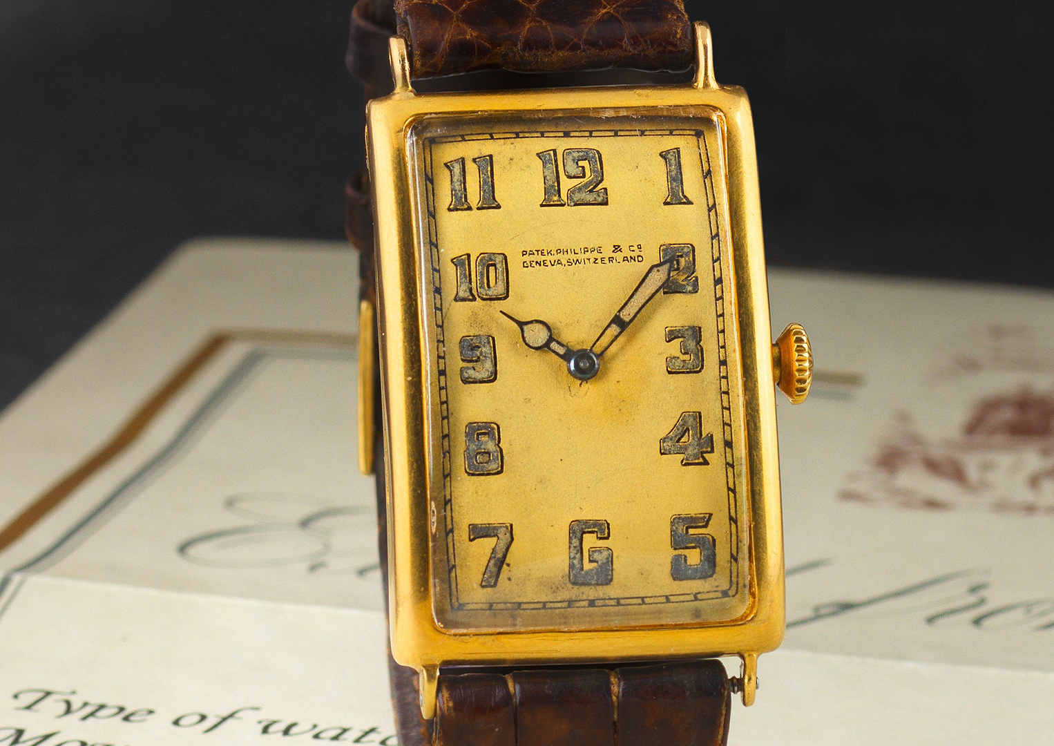 One of the earliest Patek Philippe dress watches. Image courtesy of Bonhams