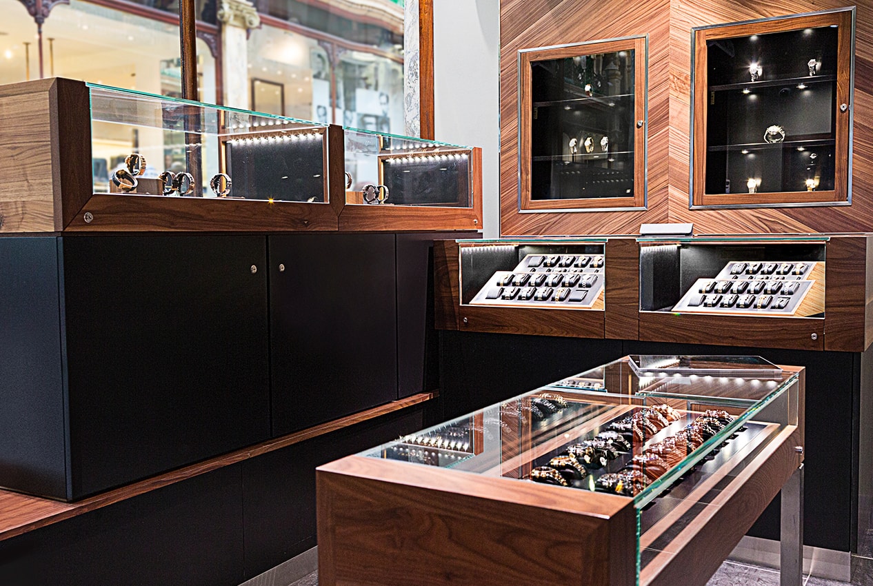 Multi Watch Store inside leeds watch store