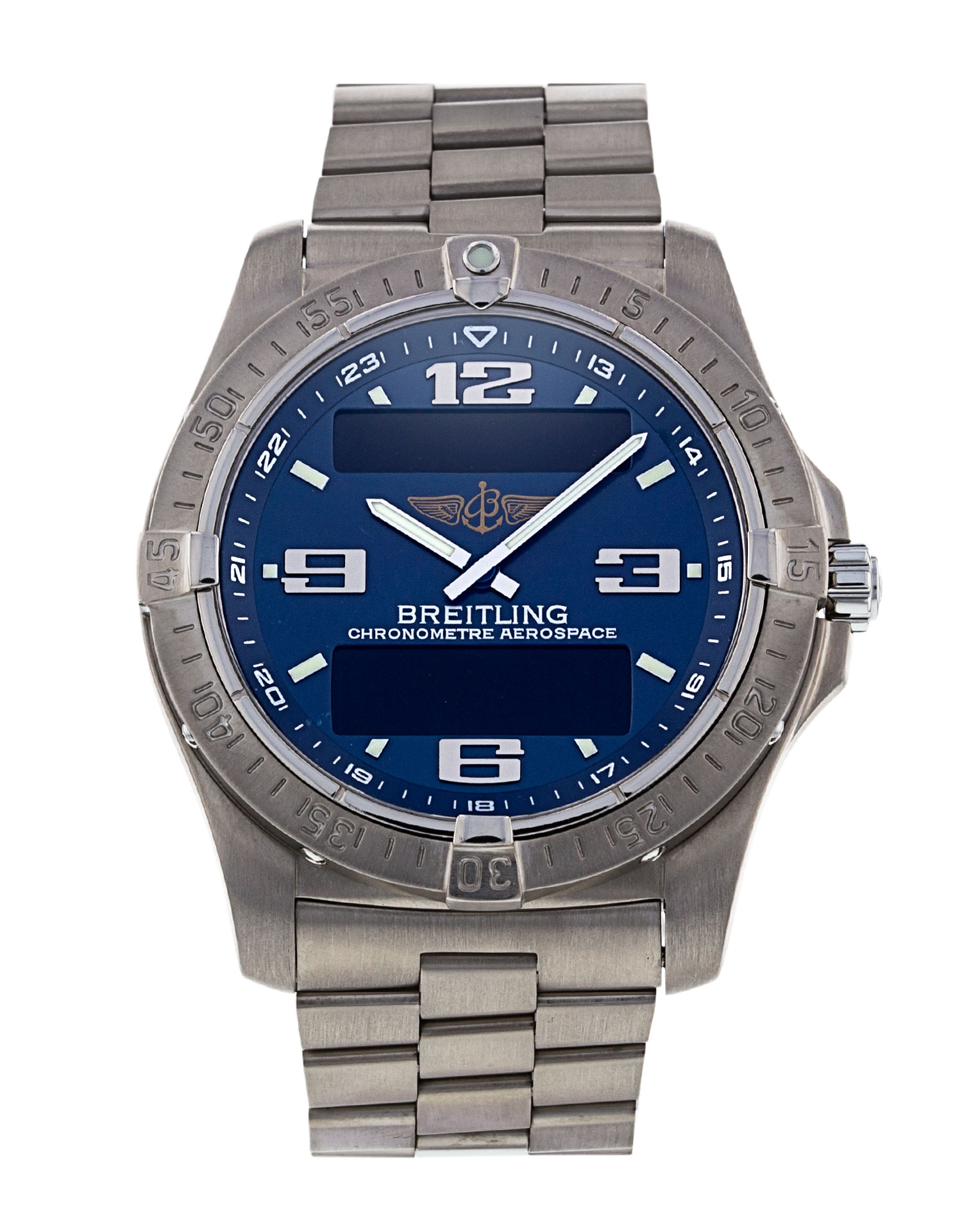 Breitling Aerospace Blue Quarter Arabic Dial - Main Image