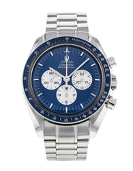 Omega Speedmaster Moonwatch Blue Baton Dial