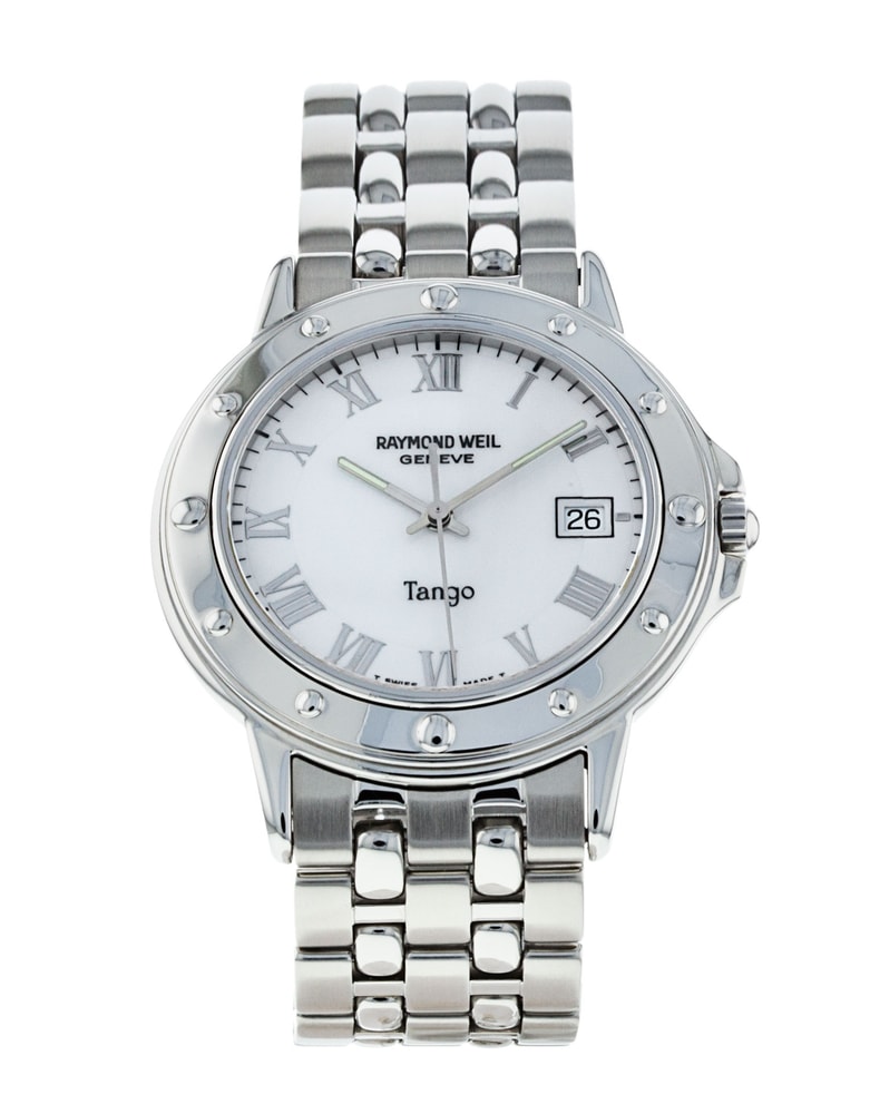 Raymond Weil Tango Blue Baton Dial Bracelet Strap