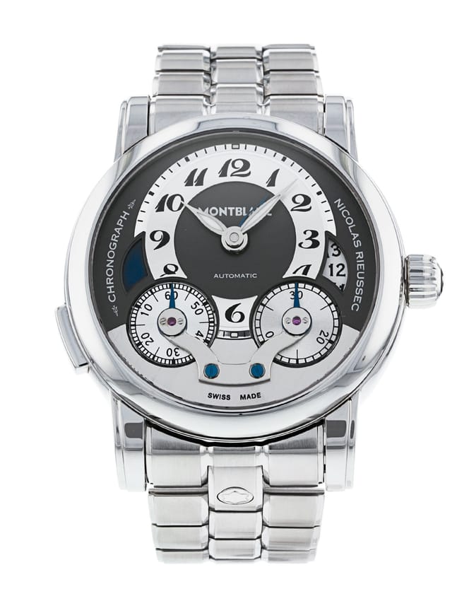 Montblanc Nicolas Rieussec Silver Arabic Dial
