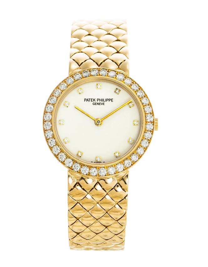 Patek Philippe Calatrava White Diamond Dial