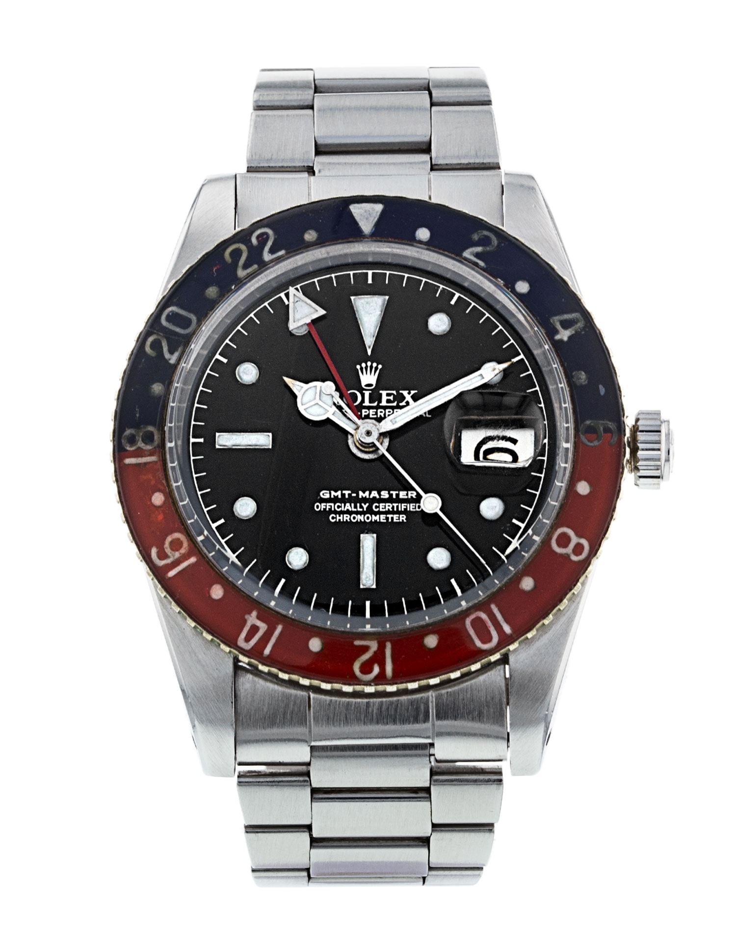 Rolex 6542 First Rolex Gmt Rolex GMT Master 6542 Black Baton Dial