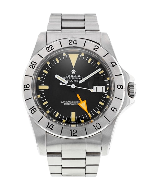 Rolex Explorer II 1655 Black Baton Dial Bracelet Strap