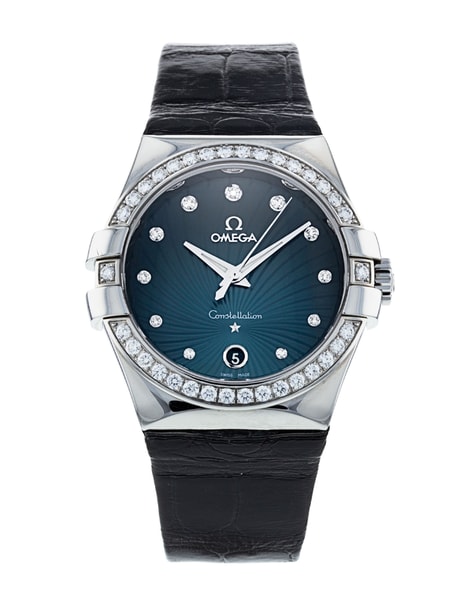 Rado Hyperchrome Blue Dial Diamond Automatic Watch Omega