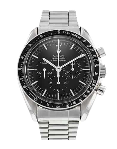 Omega Speedmaster Moonwatch Black Baton Dial