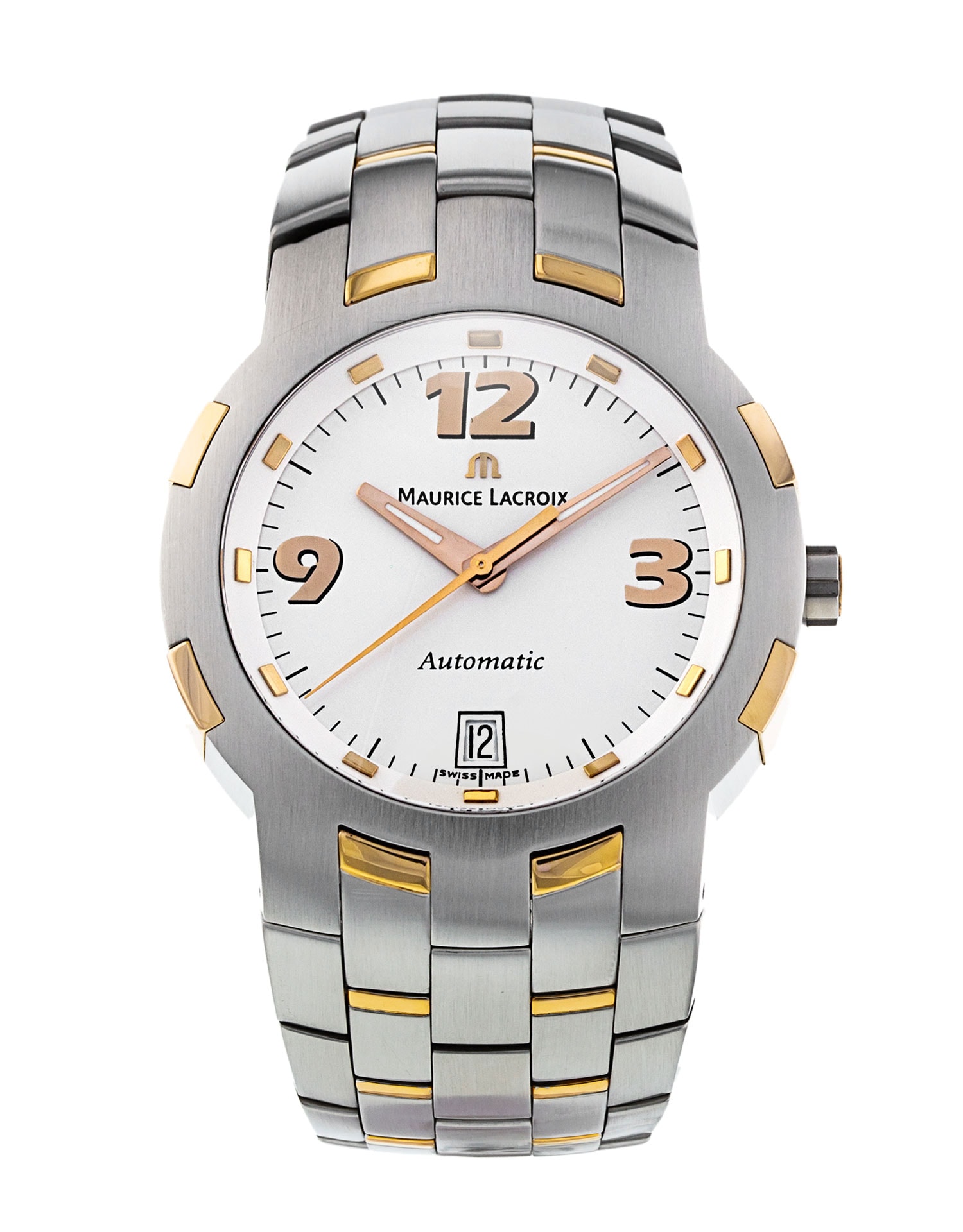 Maurice Lacroix Milestone White Quarter Arabic Dial