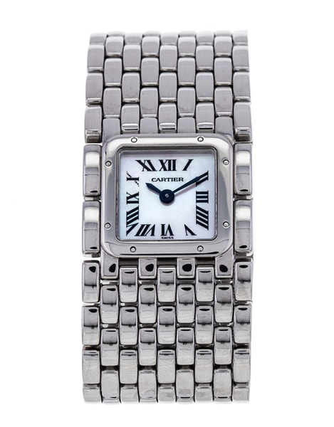 Cartier Panthere quadrante Mother of Pearl White