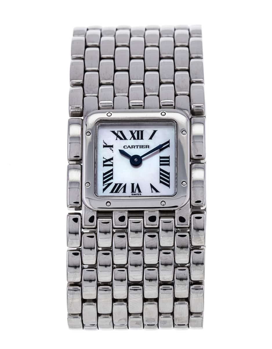 Cartier Panthere quadrante Mother of Pearl White