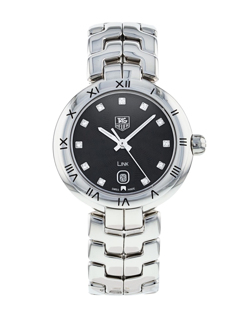 Tag Heuer Link Black Diamond Dial Bracelet Strap