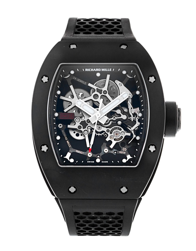 Richard Mille RM035 Skeleton Dial Rubber Strap