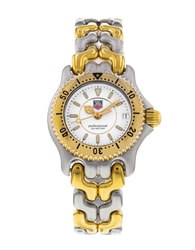 Tag Heuer SEL WG1422 White Baton Dial Bracelet Strap