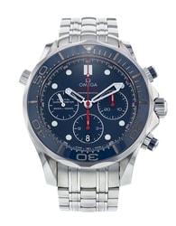 Omega Seamaster Diver 300m - Blue Dial & Bracelet Strap