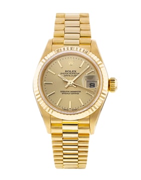Female gold rolex sales watch