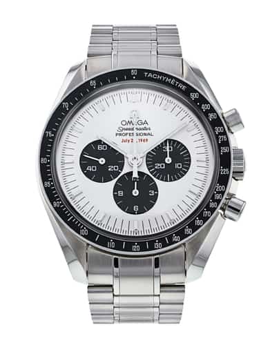 Omega Speedmaster Moonwatch White Baton Dial