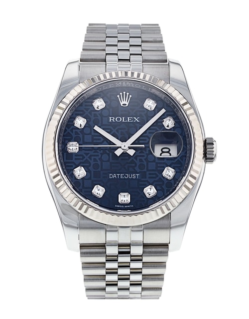 Orologi Rolex Rolex 116234 Usato Rolex Datejust Quadrante Blu