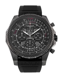 Breitling Bentley M44364 Black Dial Rubber Strap