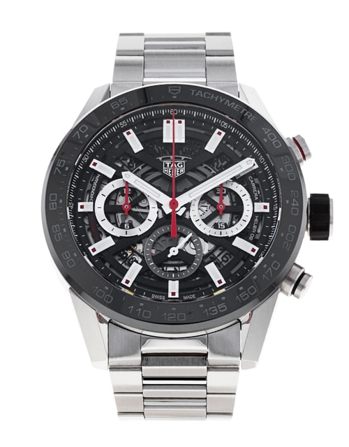 Tag Heuer Carrera Skeleton Black Dial Dial
