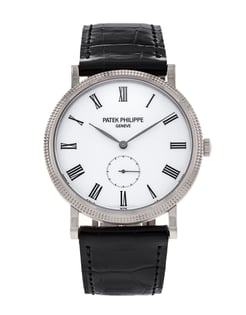 Pre Owned Patek Philippe Calatrava 5120G 001 Watch Watchfinder Co