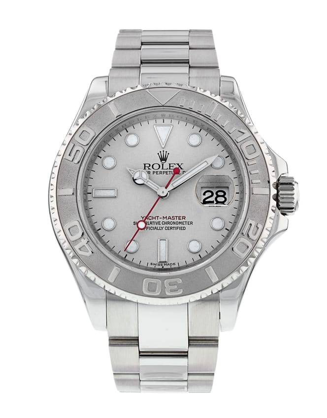 Rolex Yacht-Master 16622 Platinum Dial Bracelet Strap