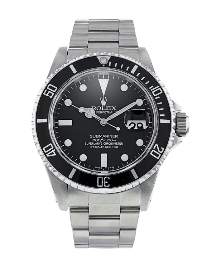 Rolex Submariner 16800 Black Dial Bracelet Strap