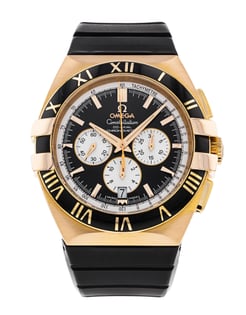 Omega constellation double eagle 2025 rubber strap