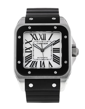 Cartier santos 100 second 2025 hand