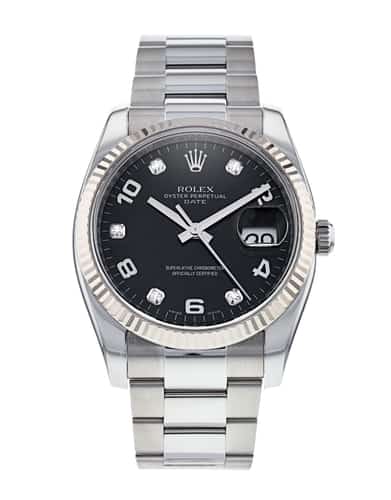 Rolex Watches Oyster Perpetual 34 Schwarz Rolex Oyster Perpetual