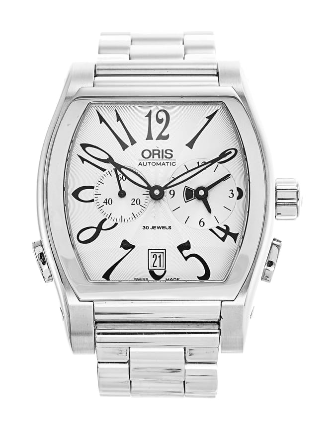 Oris miles 2025 tonneau chronograph