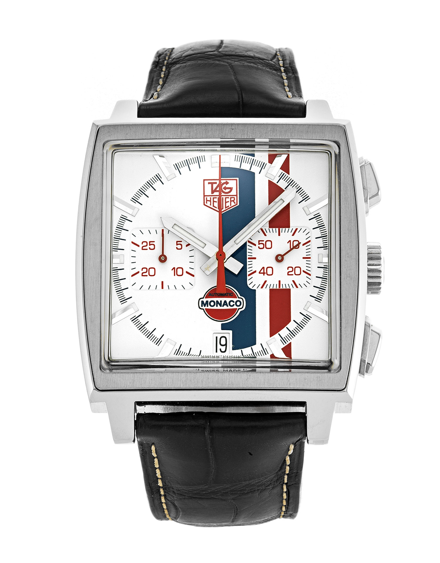 Pre-owned Tag Heuer Monaco Watch 