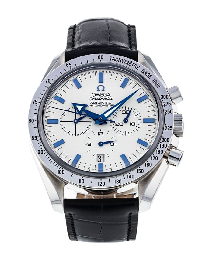 Omega broad arrow white 2025 dial