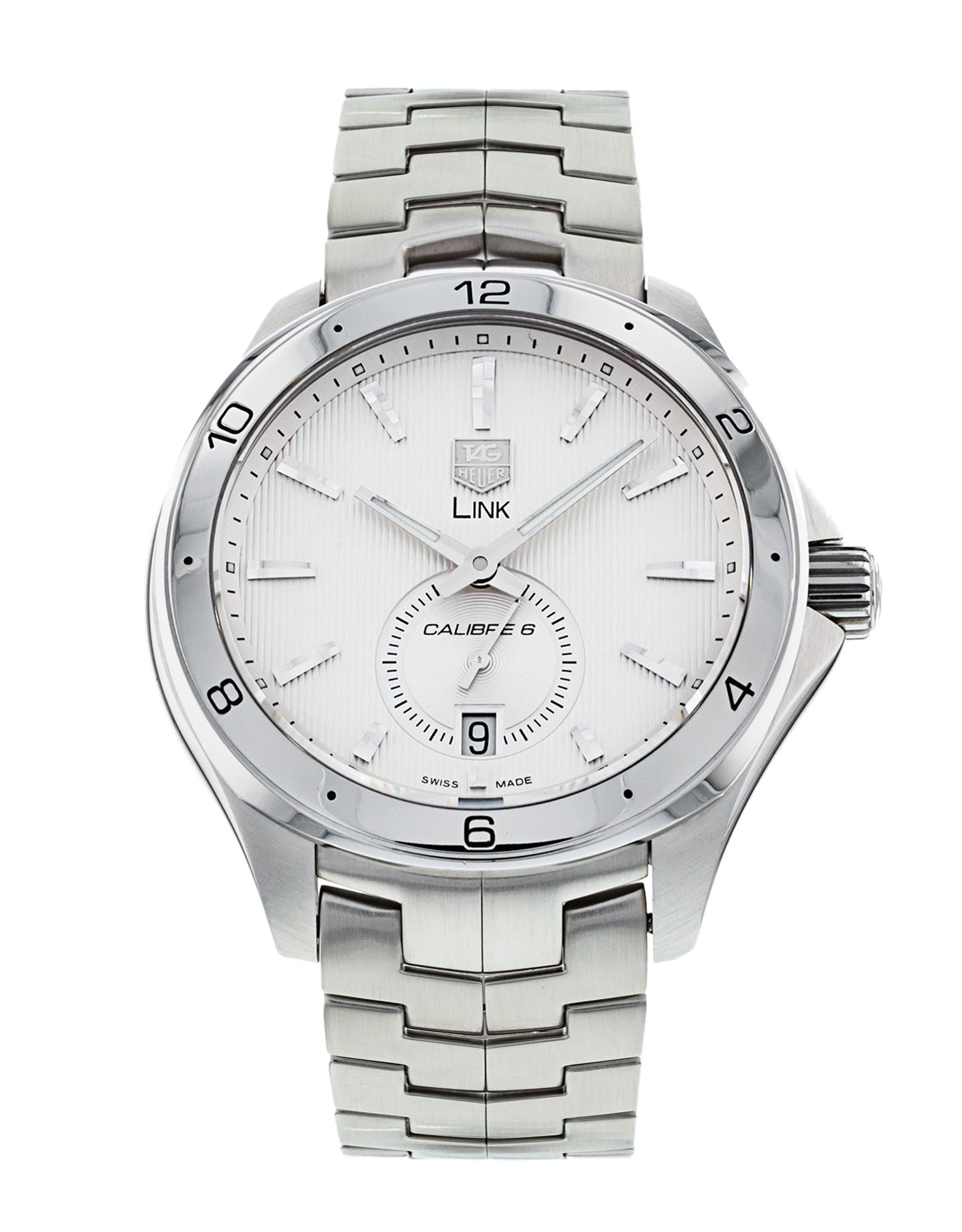WAT2111.BA0950 Tag Heuer Link Mens Silver Dial Automatic Watch