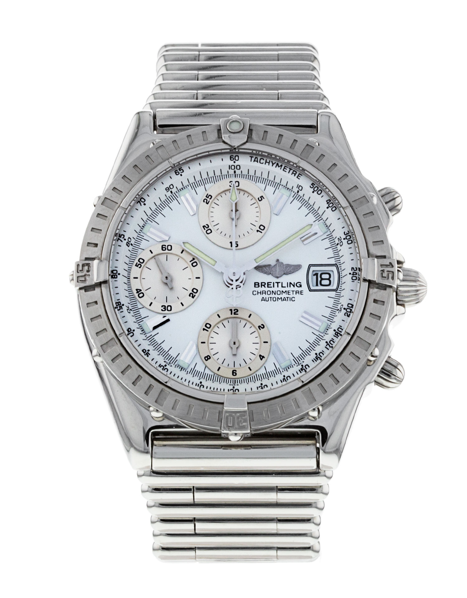 Breitling Chronomat A13352 - 38 mm Leer kopen | Watchmaster