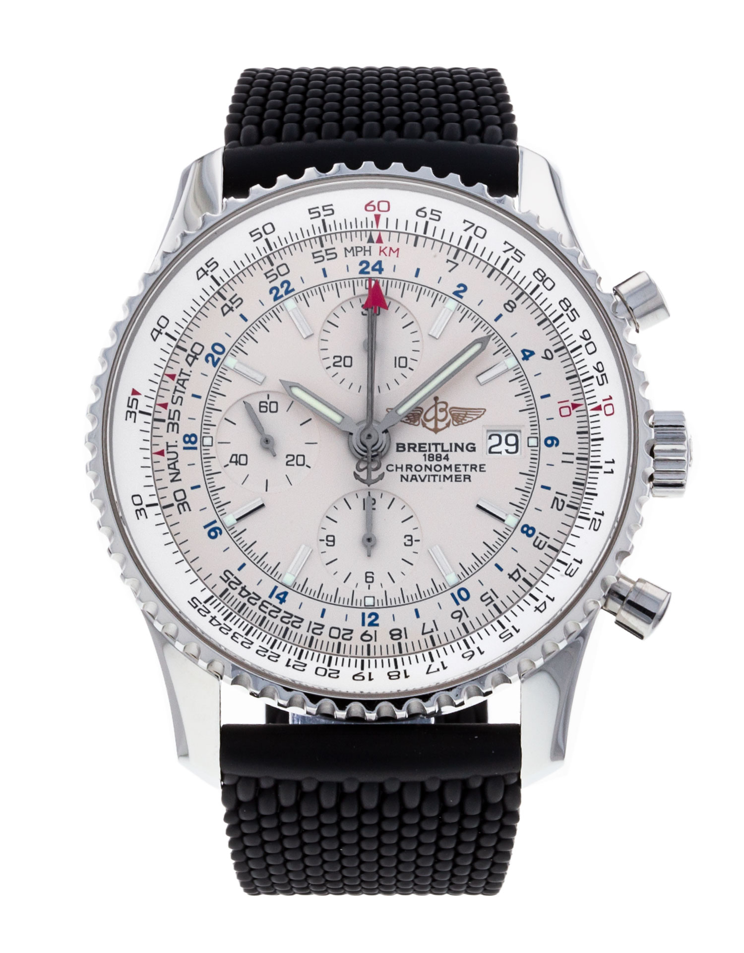 PreOwned Breitling Navitimer World Watch Watchfinder & Co.