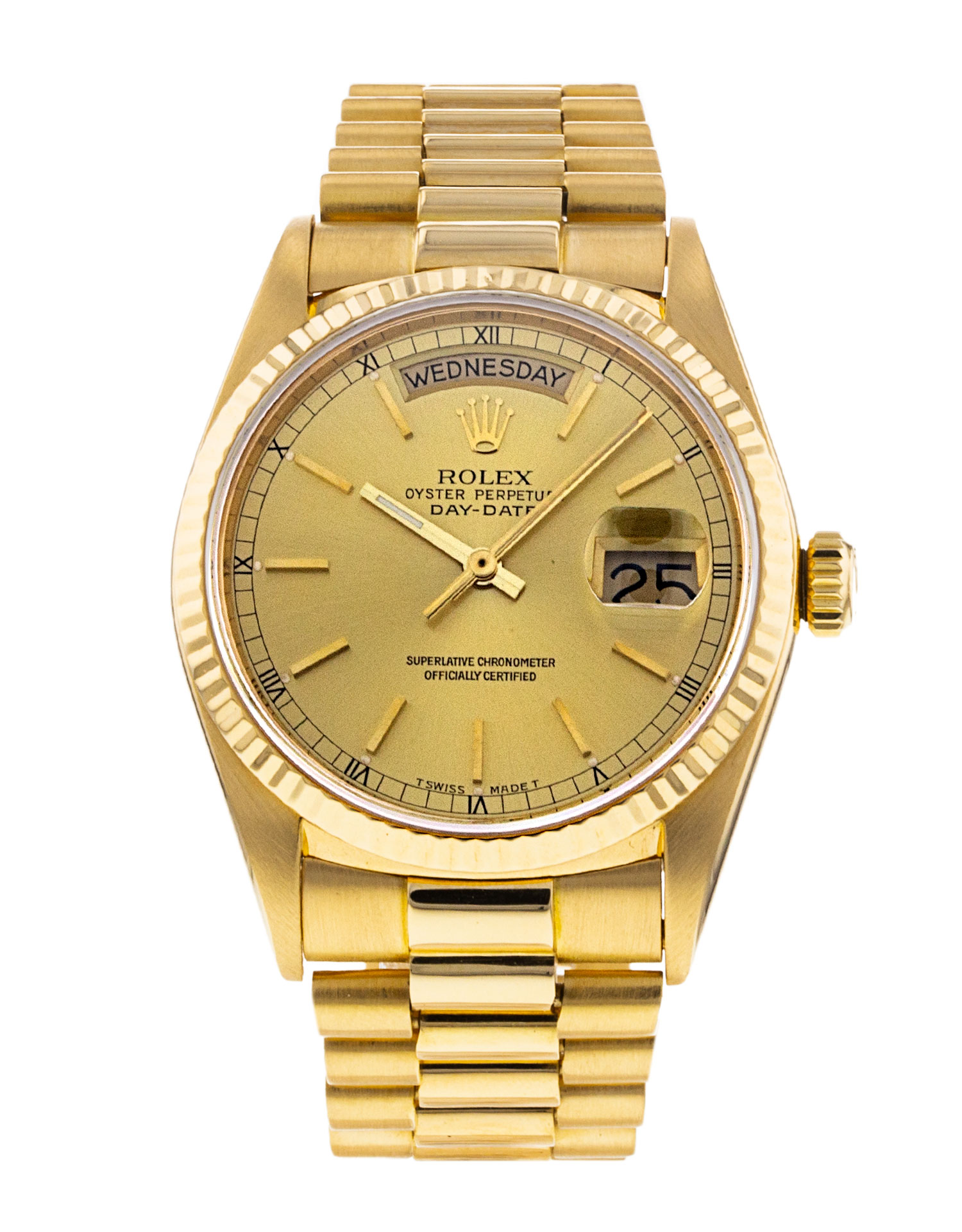 Rolex Day-Date 18038 Watch | Watchfinder \u0026 Co.