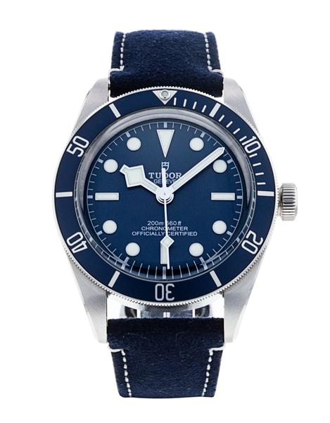 Tudor Black Bay 58 - Blue Baton Dial & Leather Strap