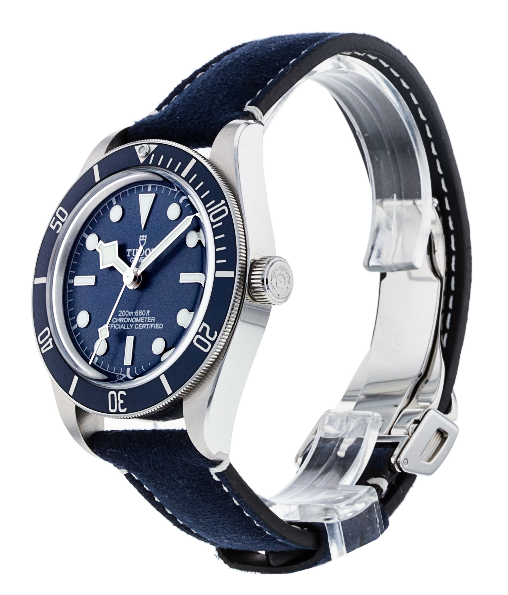 Tudor Black Bay 58 - Blue Baton Dial & Leather Strap 