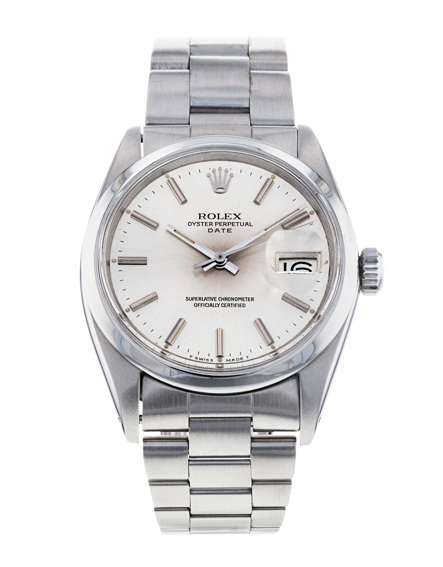 Rolex Oyster Perpetual Date 1500 Watch | Watchfinder \u0026 Co.