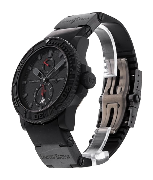Ulysse Nardin Maxi Marine - Black Dial & Rubber Strap 